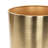CosmoLiving by Cosmopolitan 2-Piece Metal Dome Gold Plant Stands Indoor Outdoor Planter with Removable Stand Set-257535185