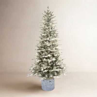 72' Lighted Artificial Pine Christmas Tree