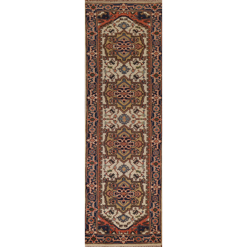 One-of-a-Kind 2'6'' X 10'2'' New Age Runner Wool Area Rug in