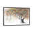 Toile encadrée de bois rustique foncé