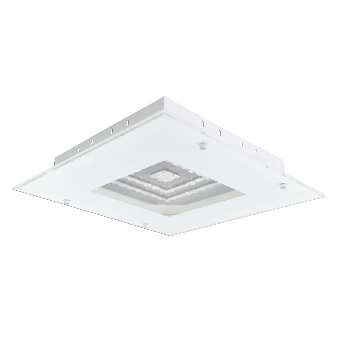 LED Bündige Deckenleuchte Winship, 40 cm aus Glas