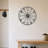 Ashanti Bike Wheel Silver Clock, 27.5"