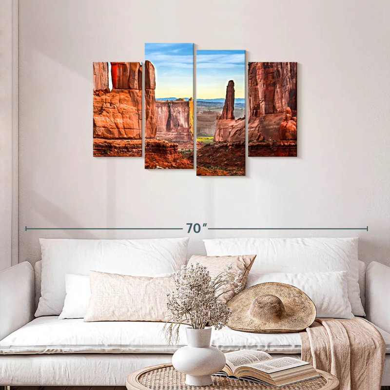 Alvord Red Rock Canyon, Nevada, H 27 po x l 43 po