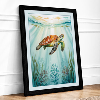Drifting Turtle Coastal - Print