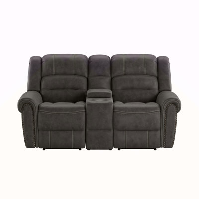 Causeuse inclinable grise