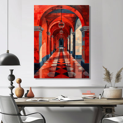 Muslim Temple Reflection I - Morocco Wall Art Wall Art Living Room