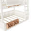 Lit superposé double au-dessus de grand lit double en bois massif avec panneau perforé et bibliothèque-1802978381-1802978374