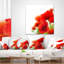 Fantastic Poppy Flowers on White - coussin à imprimé floral-29892364-29892360