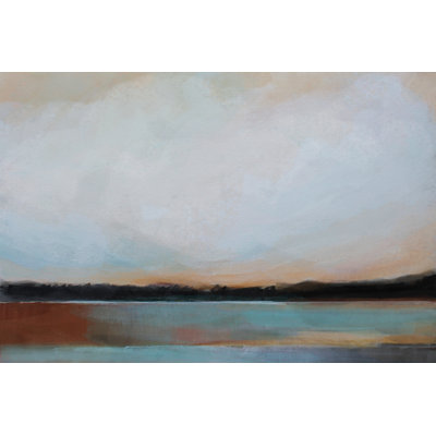 Blue Sunset by Alison Jerry - Painting