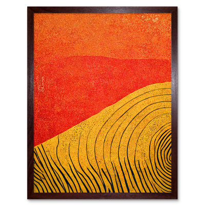 Abstract Hilltop Sunset Walkabout - Print