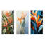Oiseaux de paradis fleurs tropicales I - Ensemble de 3 décorations murales oiseaux de paradis-1667993677-1667993676