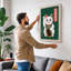 Lucky Cat Japandi - Wrapped Canvas-686619826-686619839