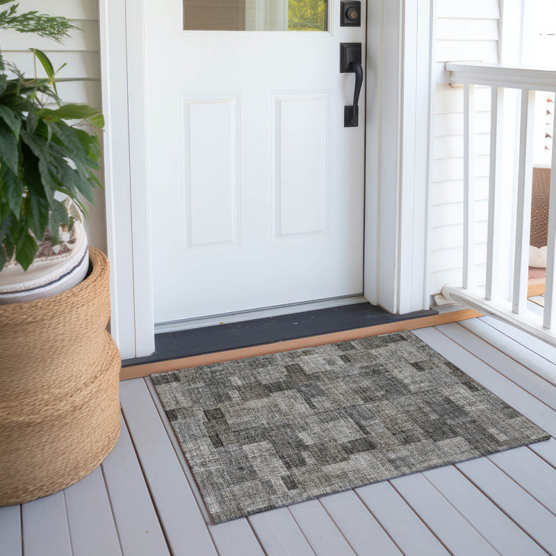 Tapis intérieur / extérieur Kaysn, Rectangle 1 pi 8 po x 2 pi 6 po