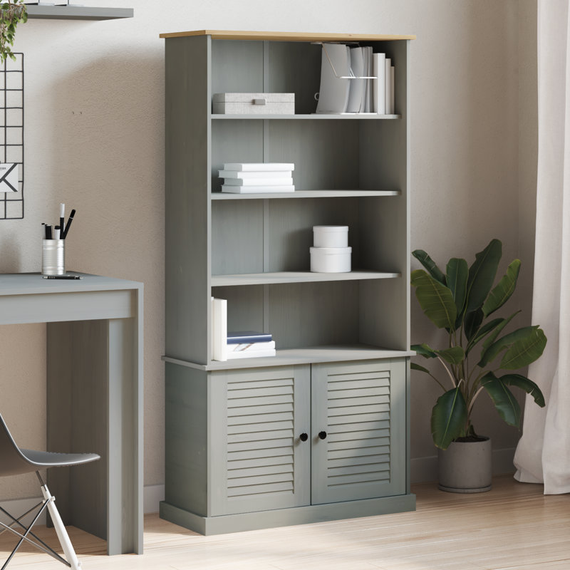 170cm H x 85cm W Standard Bookcase, Grey