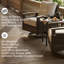 Chaise de patio pivotante avec coussins Estill
