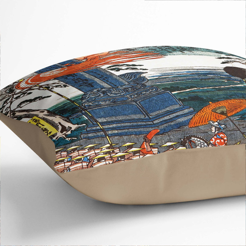 Square Throw Cushion, 40cm H x 40cm W x 15cm D, Stone