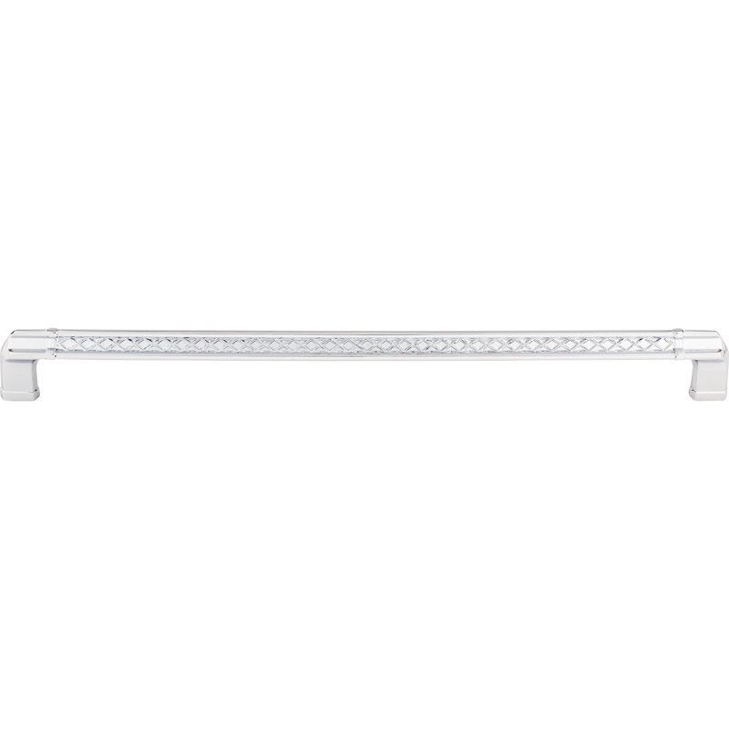 Tower Bridge Bar pull, Polished Chrome, 12" Center to Center