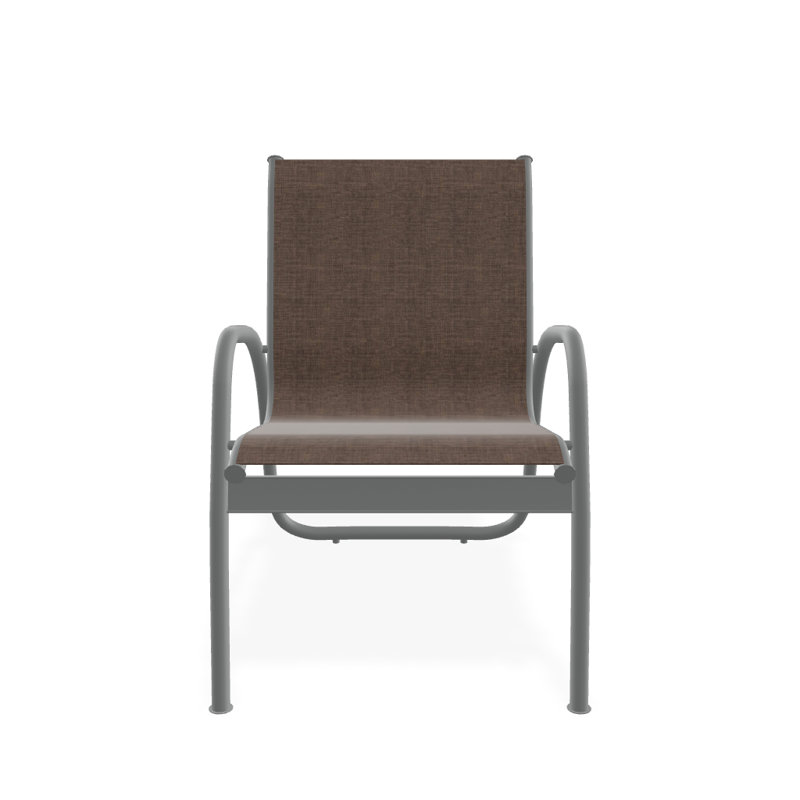 Fauteuil de patio Gardenella, Moka Sunbrella®, Graphite texturé