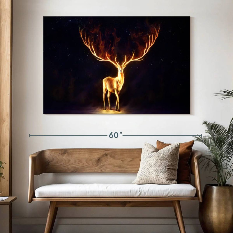 Kelan Fire Walker, 34" H x 51" W