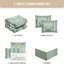 Ensemble d'édredon damassé traditionnel 7 pièces Therese-250617665-244905287