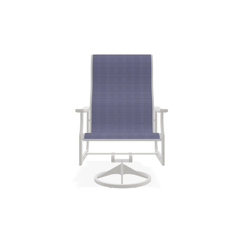 St. Catherine Polymer Outdoor Lounge Chair, Snow, White 6D Sunbrella®