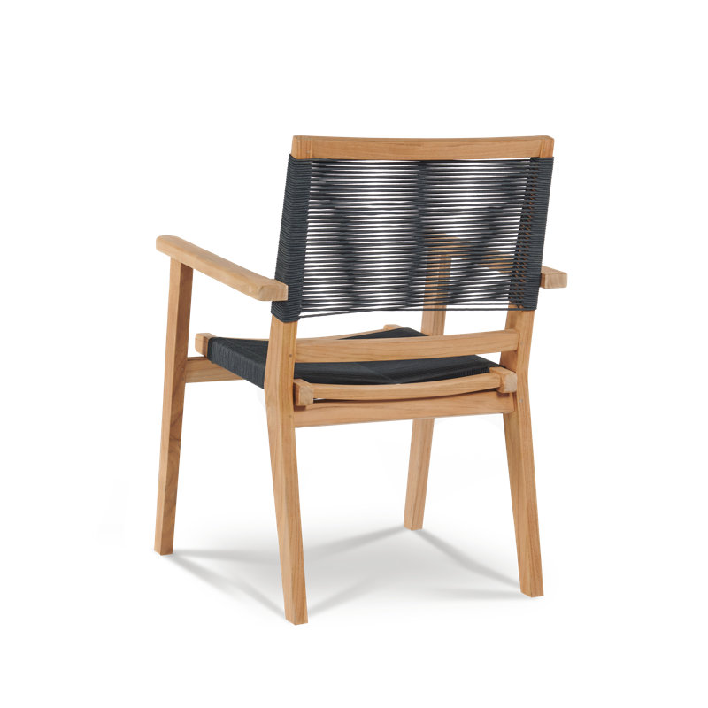 Oslo Stacking Teak Patio Dining Chair