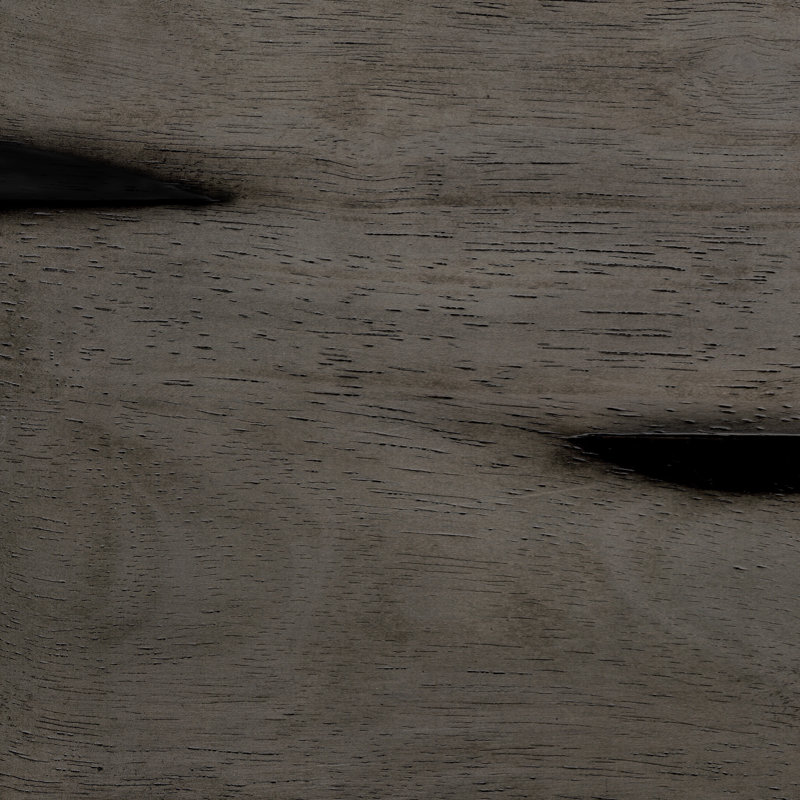 Chaises à hauteur de comptoir en bois d'hévéa massif (de 2), gris blanc, pivotant sur 360 °, gris rustique pour salle à manger (2), 360 degrés
