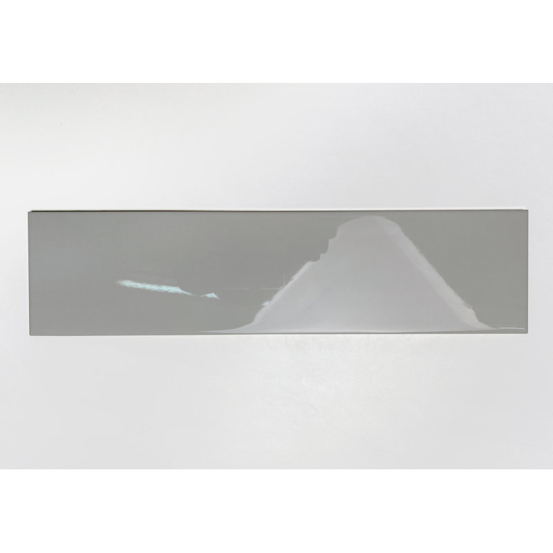 Carreau de céramique 4 "x 16" Hudson, Taupe brillant