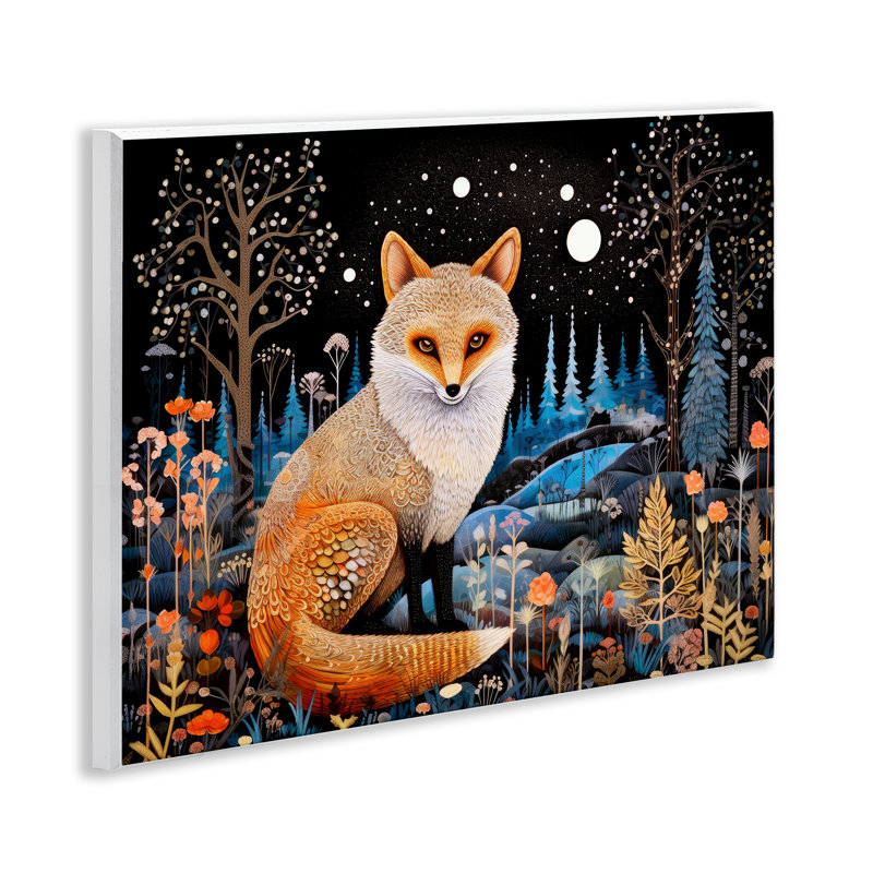 «Forest Fox in Nature», art mural par Ray Powers