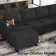Chenille Multipurpose Storage Ottoman For Sectional Modular Sofa Couch Or As Single Seat Or Low Table