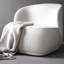 Fauteuil de chambre blanc et doré Gracie Mills