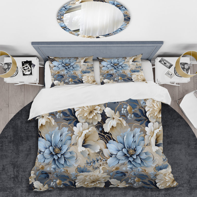 Ensemble de housse de couette Ethereal, Housse de couette pour très grand lit et 2 très