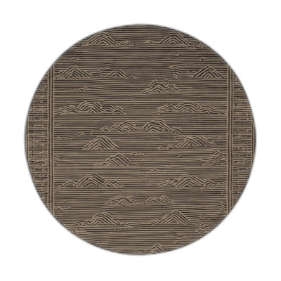 ArtDeco Gray Indoor and Outdoor Area Rug