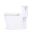 TOTO Aurora One-Piece Elongated 1.28 GPF WASHLET+ and Auto Flush Ready Universal Height Toilet with SS124 SoftClose Seat, Ebony - MS686124CEF#51-431080489-431080491