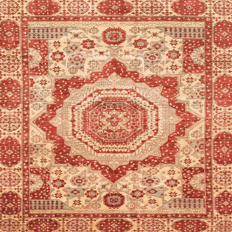 Abstract Indoor Rug, Square 8'