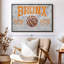 «Bronx NY Basketball Canvas Print»-32127109