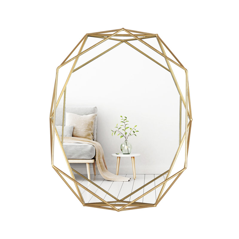 Metal Flat Wall Mirror