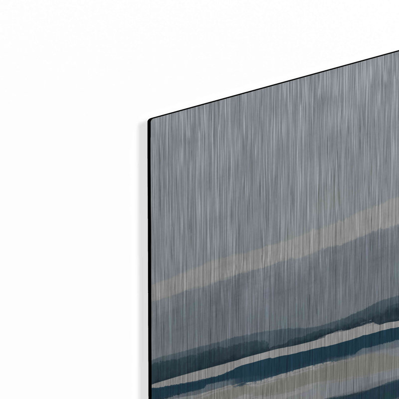 Orren Ellis «Coastal Abstract 7» par Christov Art, art mural en métal, H 24 po x l 16 po