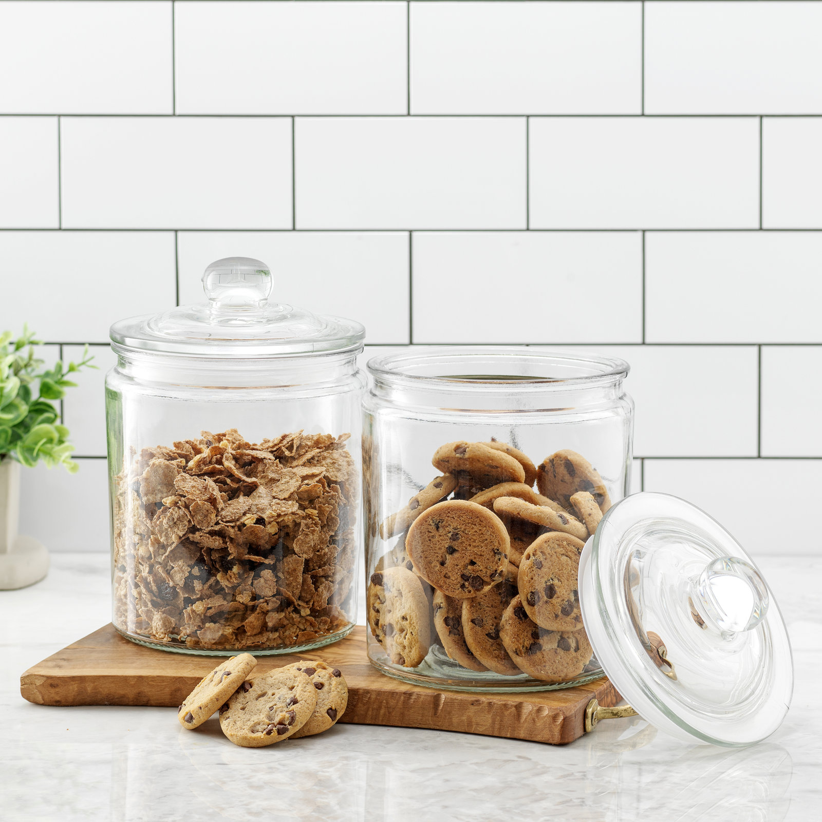 Glass Cookie Jar