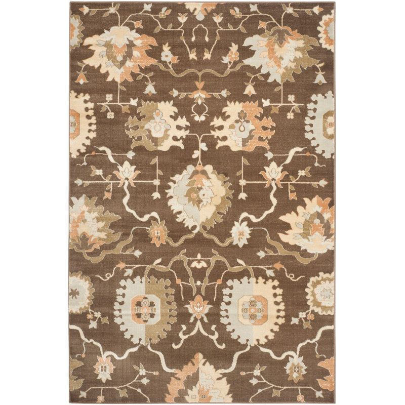 Albina Performance Floral Rug, Rectangle 4' x 6'