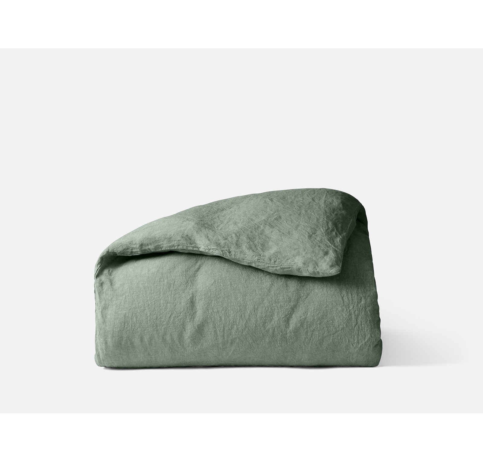 Organic Relaxed Linen Linen Duvet Cover, Full/Queen Duvet Cover, Juniper