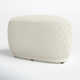 Adna 26.5'' Triangular Upholstered Ottoman