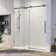 58'' - 60'' W x 76'' H Single Added Frameless Shower Door with Clear Glass