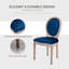 Chaises de salle à manger Chuk Mid-Century King Louis-1629471449