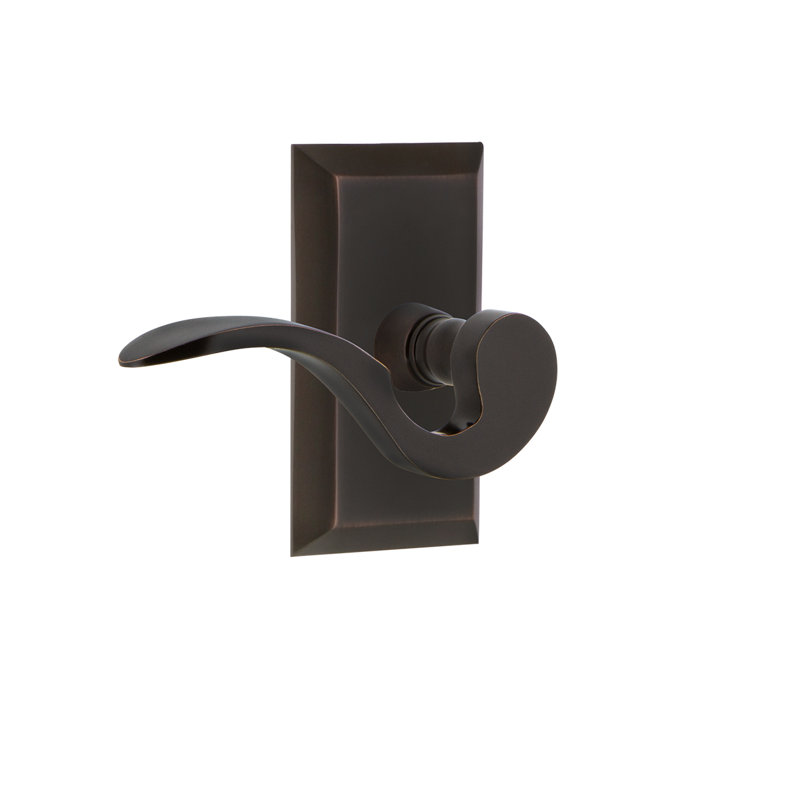 Studio Studio Passage (couloir et garde-robe) avec levier de manoir, Droite, 2-3/8 po, Bronze frotté à l'huile