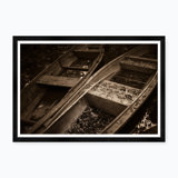Bygone Rowboats Iii In Sepia Print