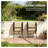 Set of 2 Beige High Back Folding Mesh Chairs for Outdoor Dining and Camping-410926779