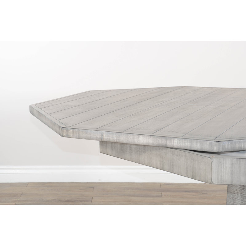 Table de poker réversible en bois massif 8 joueurs Eric, gris