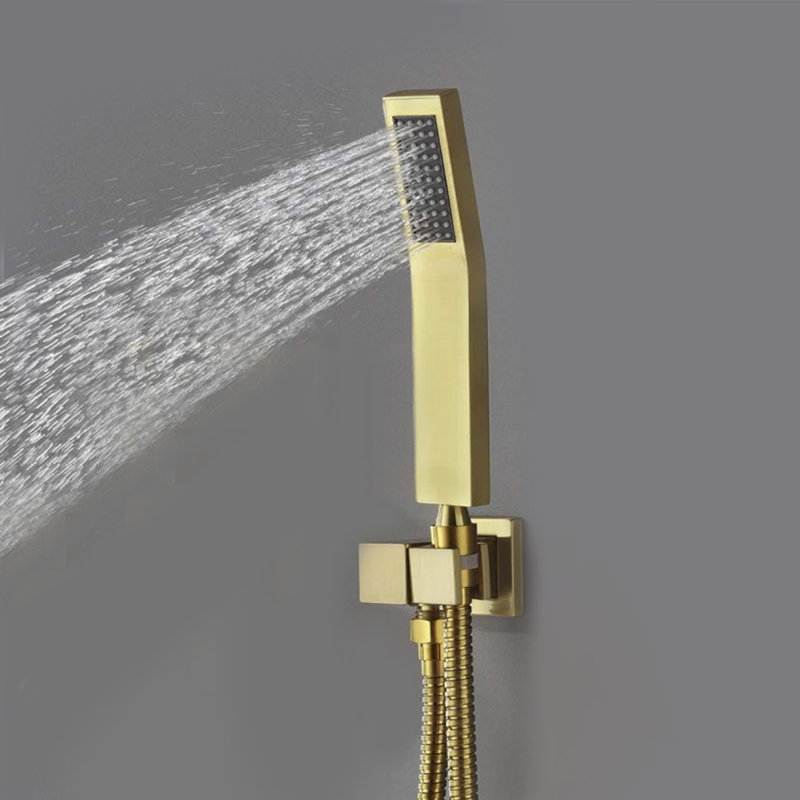 All-In-One Kit with Rough in-Valve, Brushed Gold