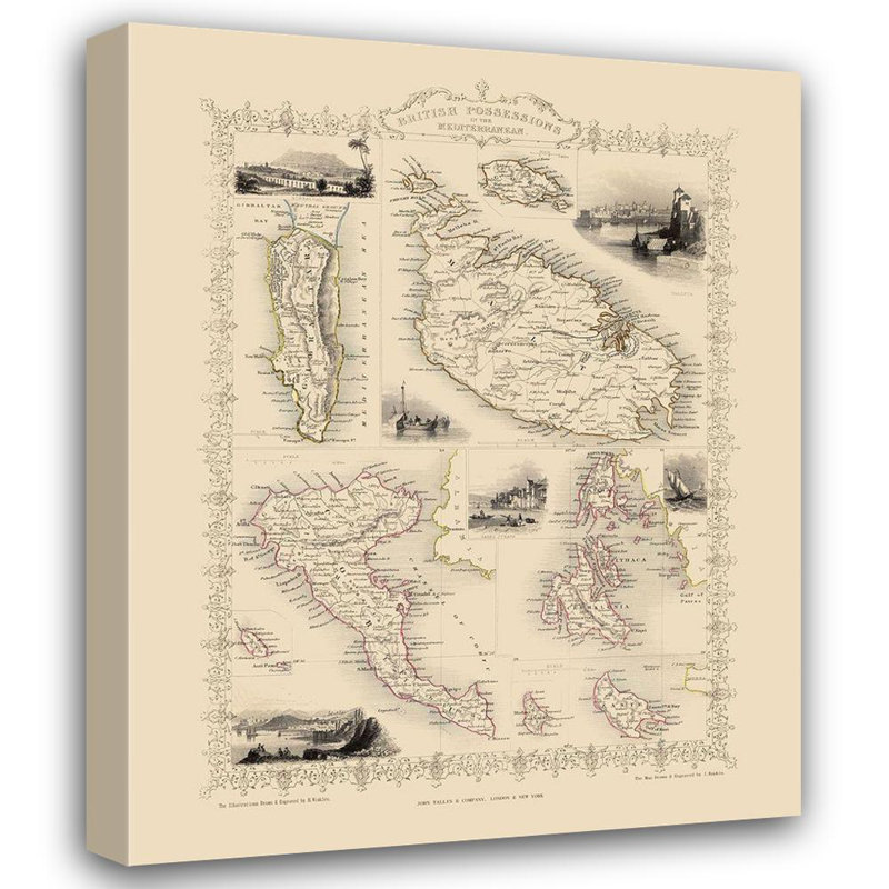 «Red Barrel Studio® Tallis Gallery», art sur toile tendue: British Possitures, H 24 po x l 20 po